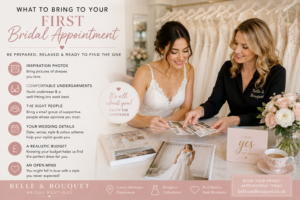 your first bridal appointment