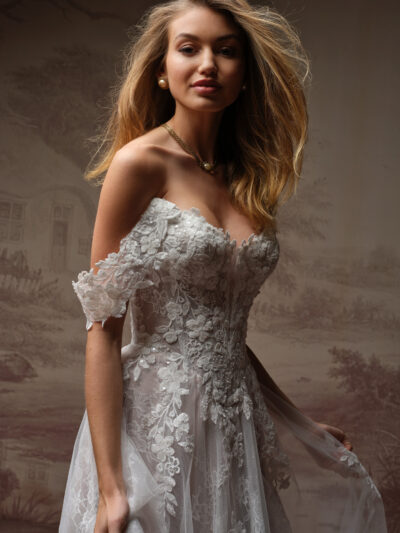 Maggie Sottero Hadley A Line Wedding Dress F6MB135A01 Alt53 IV052